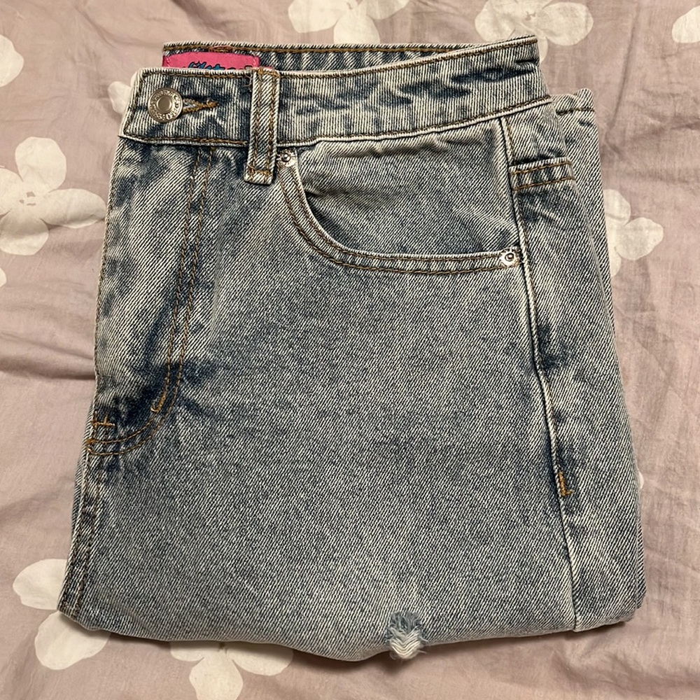 Edikted Wide or Die Ripped Jeans